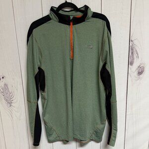 The North Face Kilowatt FlashDry ¼-Zip Shirt, Men’s XL – Moss Green, EUC!!!